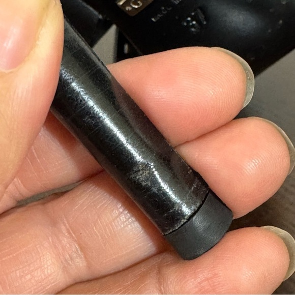 GUCCI LIKA Semi Precious Gemstones Laser cut leather Black Stilettos 7 EUC - Picture 13 of 17